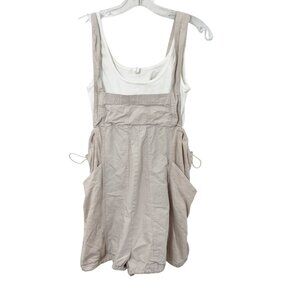 Anthropologie Daily Practice Sleeveless Layered Romper Set - Size Small